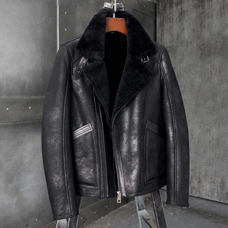 motorcycle jackets shearling