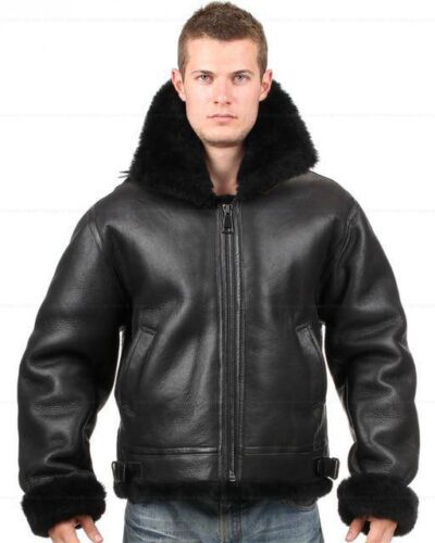 leather b3 bomber jacket